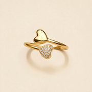 Anillo Améline Dorado Hadorelle en chapa de oro