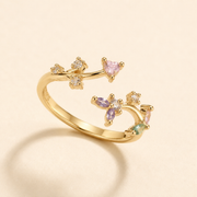 Anillo Fiora Jardín Dorado