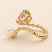 Anillo Lyséa Perla Rosa