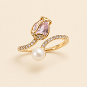 Anillo Lyséa Perla Rosa