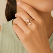 Anillo Lyséa Perla Rosa
