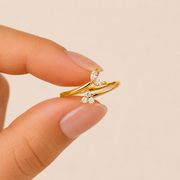 Anillo Sirena Naia Hadorelle vista de escala