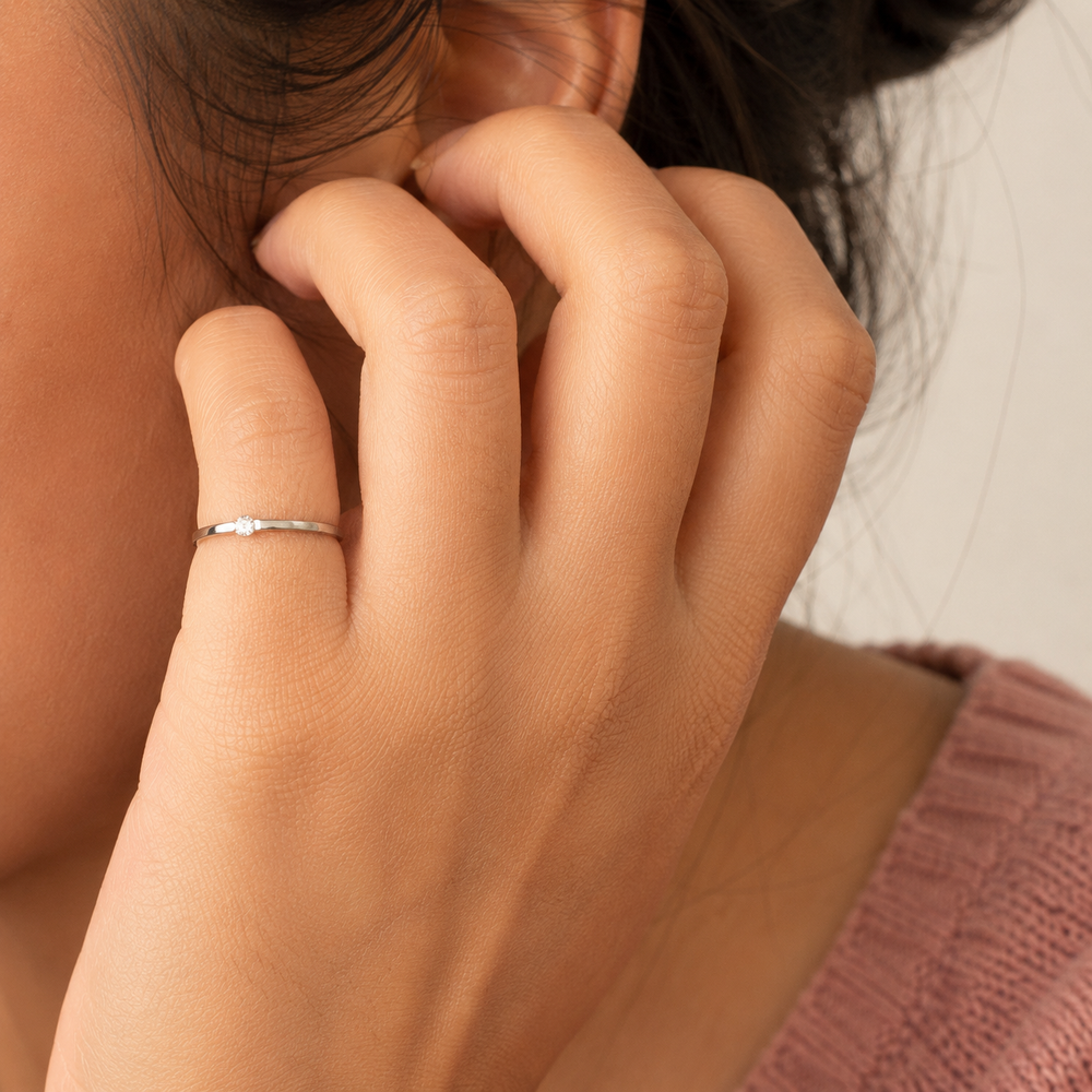 Anillo Solène Punto de Luz Plata .925