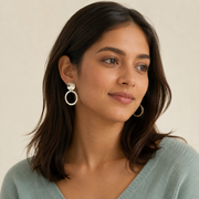 Aretes Alizée Plateados Plata .925