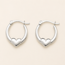 Aretes Ariane Aro Corazón Plata .925
