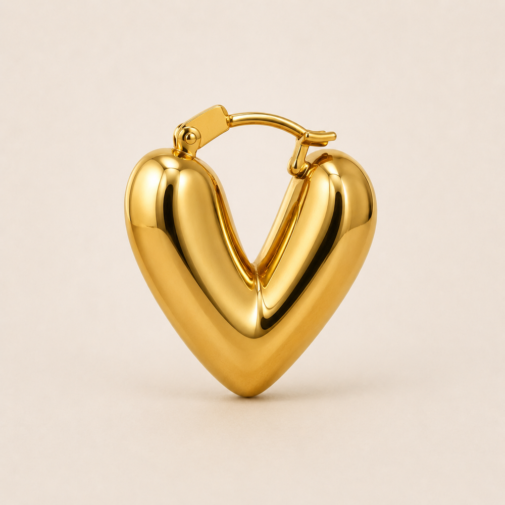 Aretes Amour Dorados