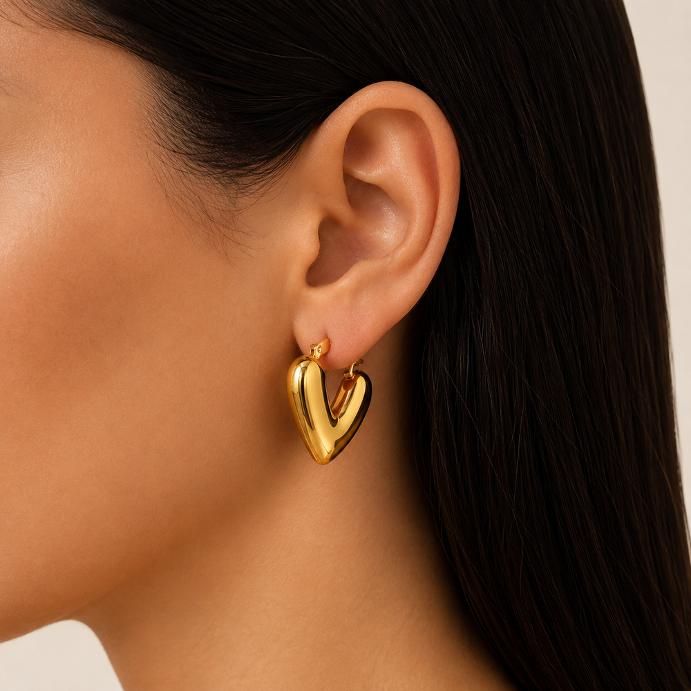 Aretes Amour Dorados