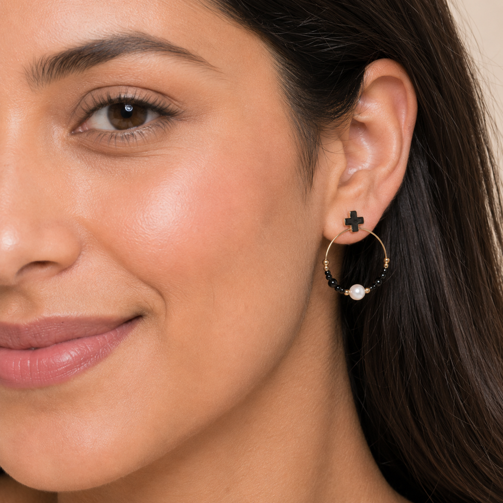 Aretes Aro Éloise Perla