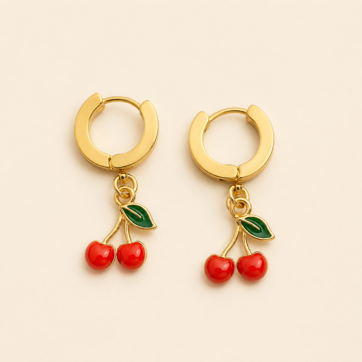 Aretes Cerise Dorados
