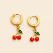 Aretes Cerise Dorados