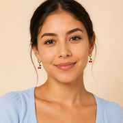 Aretes Cerise Dorados