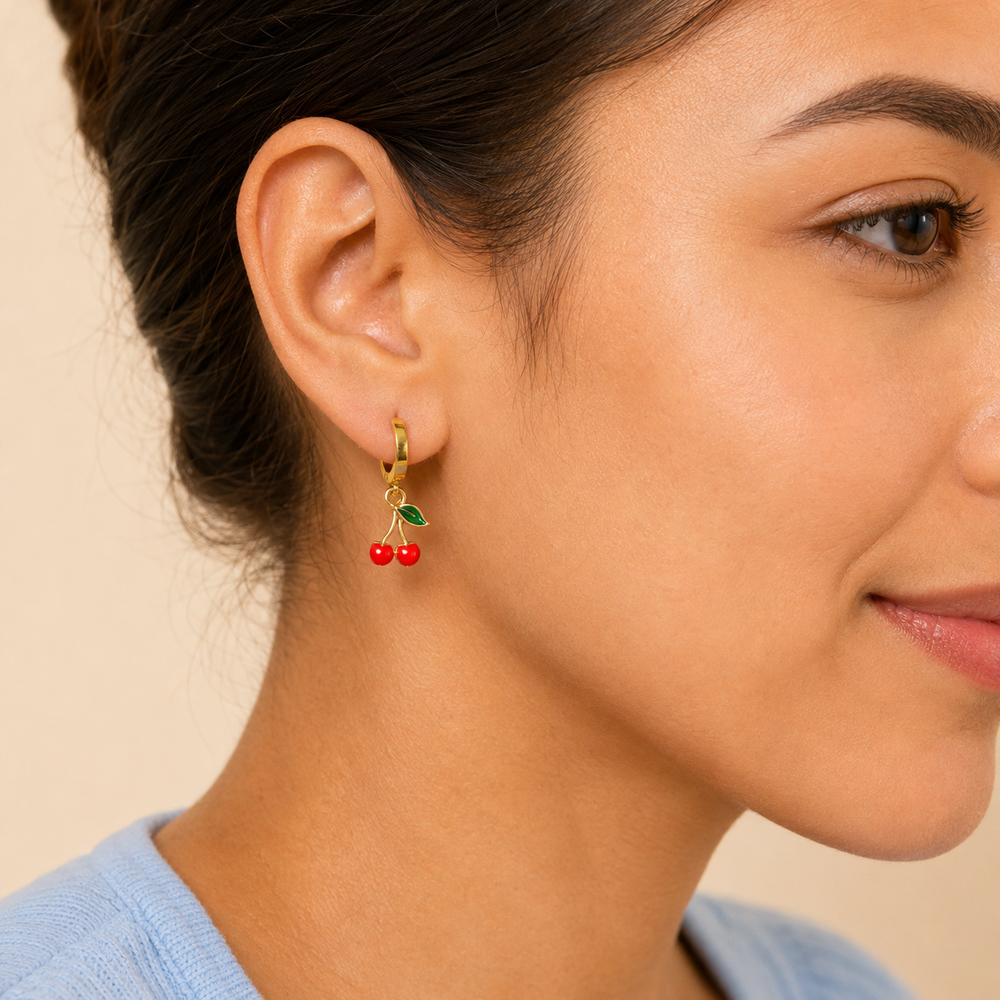 Aretes Cerise Dorados