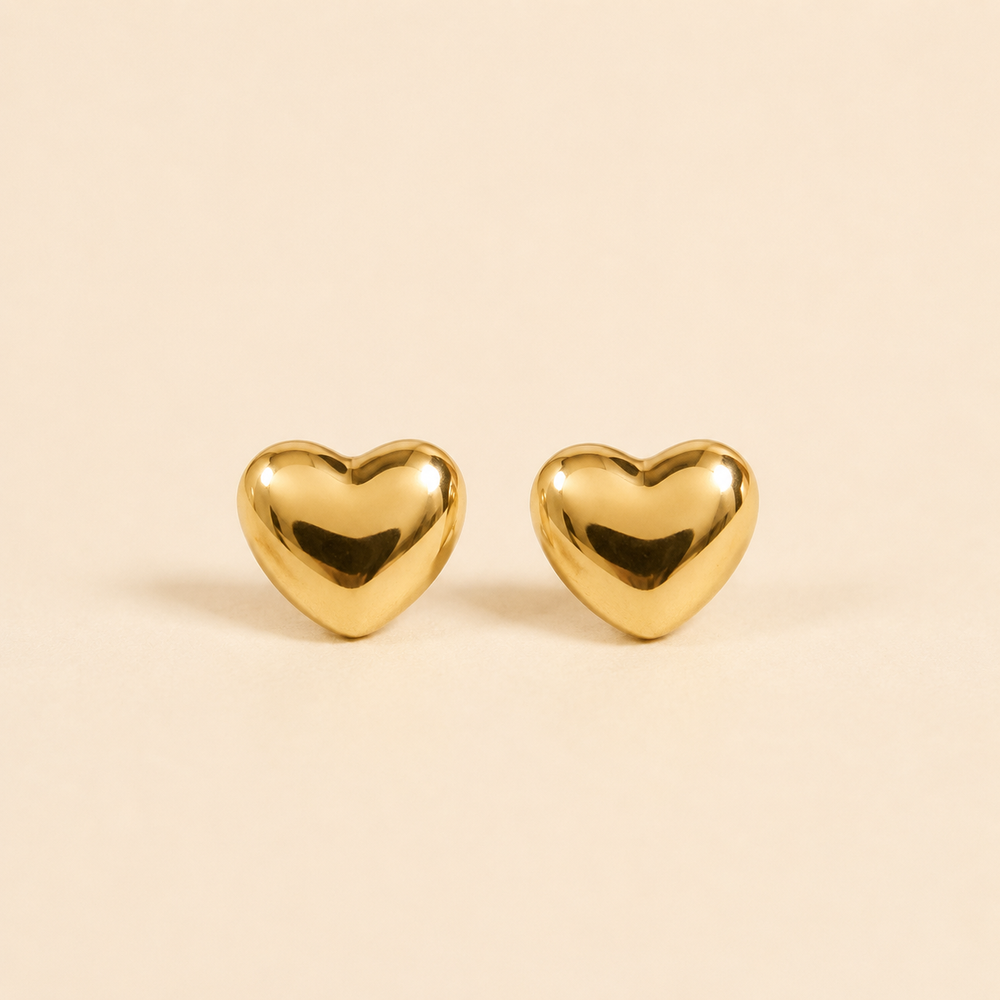 Aretes Corazón Noémie Dorados