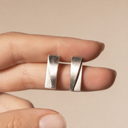 Aretes Éviane Pliegue Plata .925
