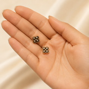 Aretes Flor Aveline Dorados