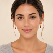Aretes Fraise Dorados