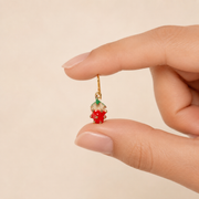 Aretes Fraise Dorados