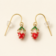 Aretes Fraise Dorados