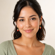 Aretes Fraise Rouge