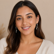 Aretes Lysenne Cascada de Perlas Plata .925