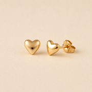 Aretes Mini Corazón Alix Dorados