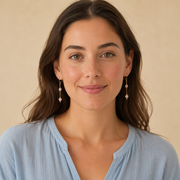 Aretes Rosélia Rosa Dorado