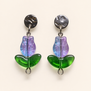 Aretes Tulipe Iridiscente