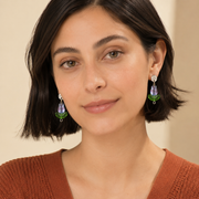 Aretes Tulipe Iridiscente