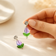 Aretes Tulipe Iridiscente
