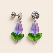 Aretes Tulipe Iridiscente