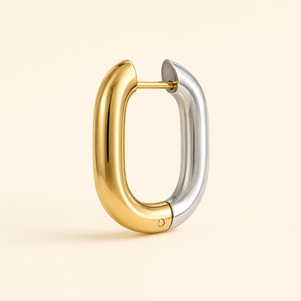 Arracadas Dúo Oro-Plata
