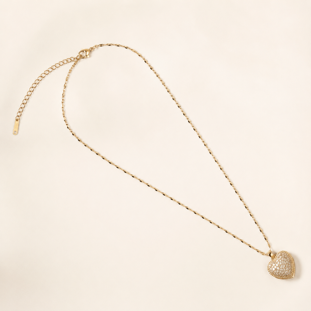 Collar Amour Perla Dorado