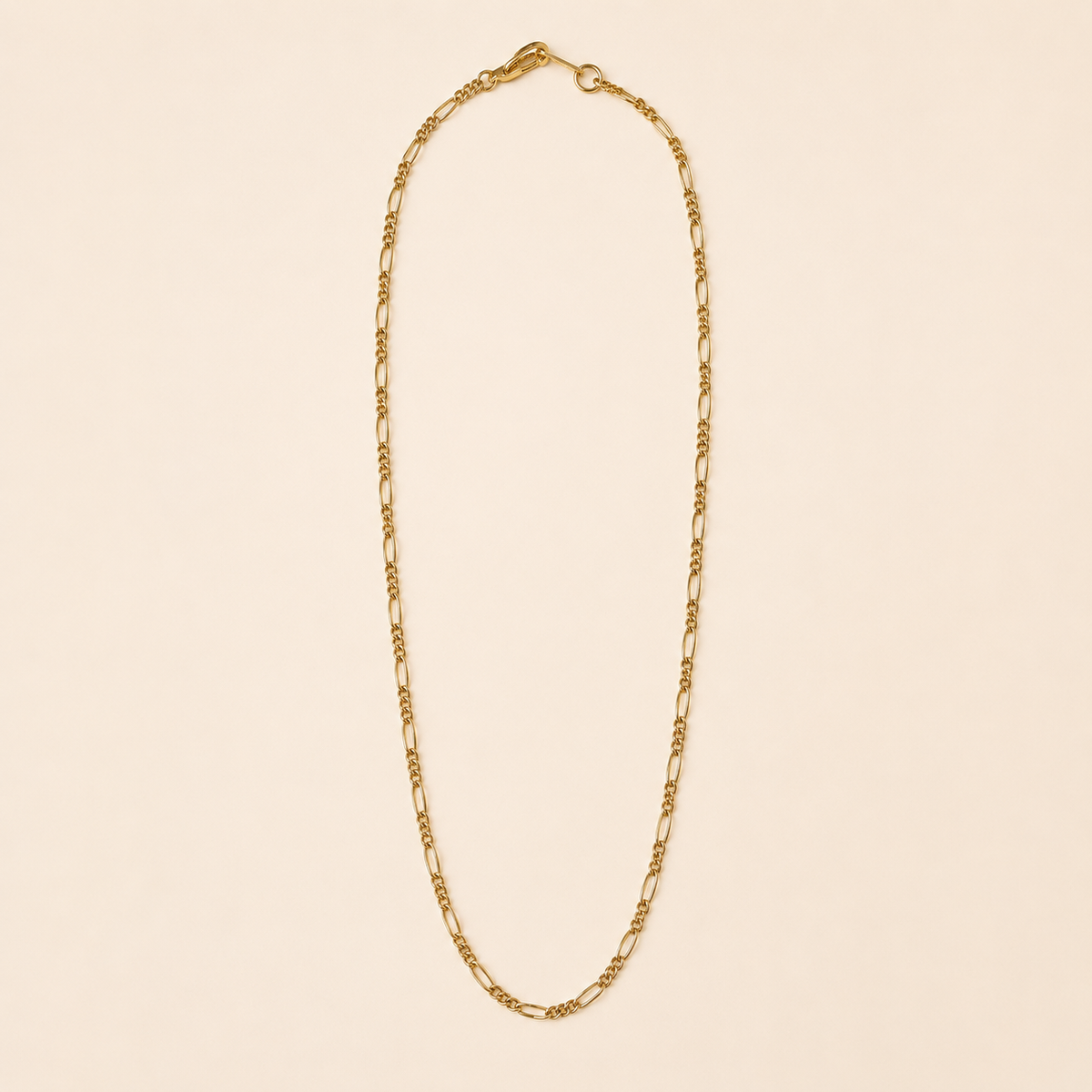 Collar Apolline Fígaro Chapa de Oro 14K