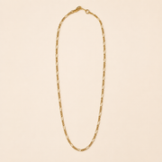 Collar Apolline Fígaro Chapa de Oro 14K