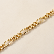 Collar Apolline Fígaro Chapa de Oro 14K