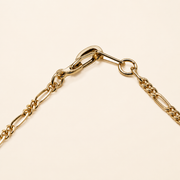 Collar Apolline Fígaro Chapa de Oro 14K
