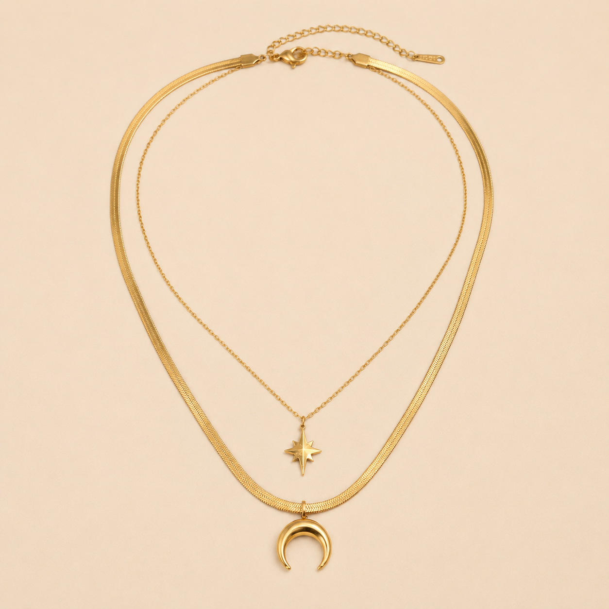 Collar Astria Selene Hadorelle en acero inoxidable