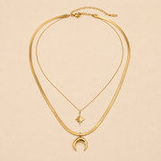 Collar Astria Selene Hadorelle en acero inoxidable