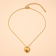 Collar Aurel Corazón Hadorelle en acero inoxidable