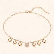 Collar Céliane Siete Corazones