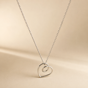 Collar Cléonie Corazón Infinito Plata .925