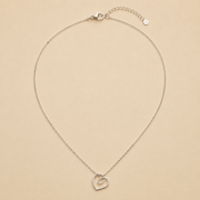 Collar Cléonie Corazón Infinito Plata .925