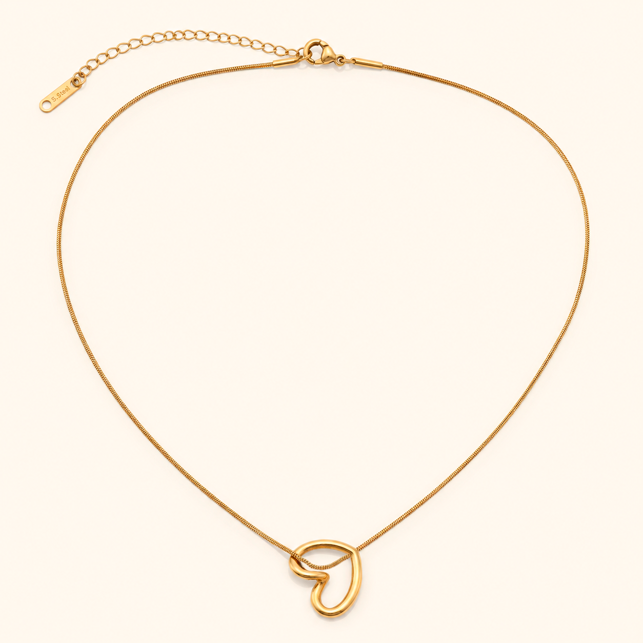 Collar Maelia Enlace Hadorelle en acero inoxidable