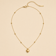 Collar Mariel Corazón Hadorelle en acero inoxidable