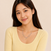 Collar Meliora Cristales Pastel Plata .925