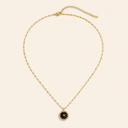 Collar Minuit Reloj Negro