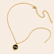 Collar Minuit Reloj Negro