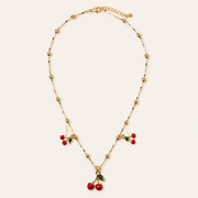 Collar Merie Cerezas Dorado