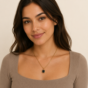 Collar Nera Titanio Hadorelle modelado