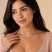 Collar Solara Cristal Hadorelle vista de escala